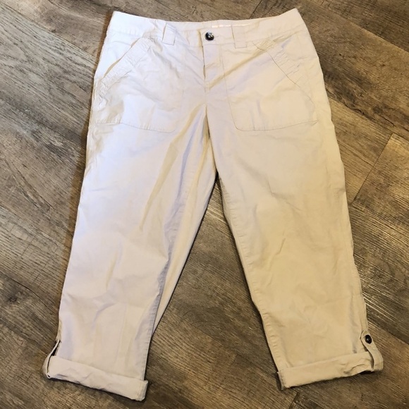 DKNY Jeans Beige Ankle Pants - Picture 2 of 10